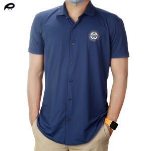 Men’s Half-Sleeve Premium Shirt ( Navy Blue)