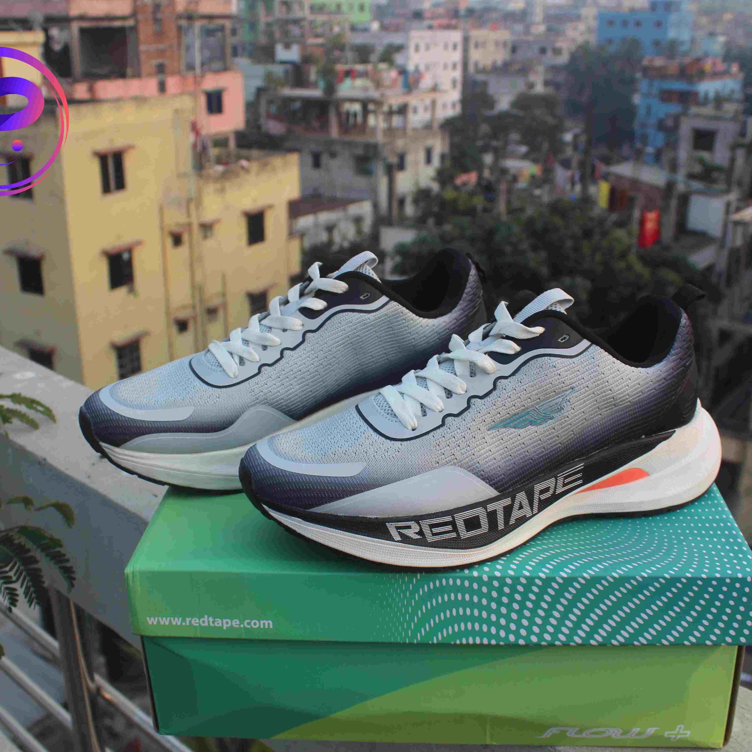 redtape sneaker black gray